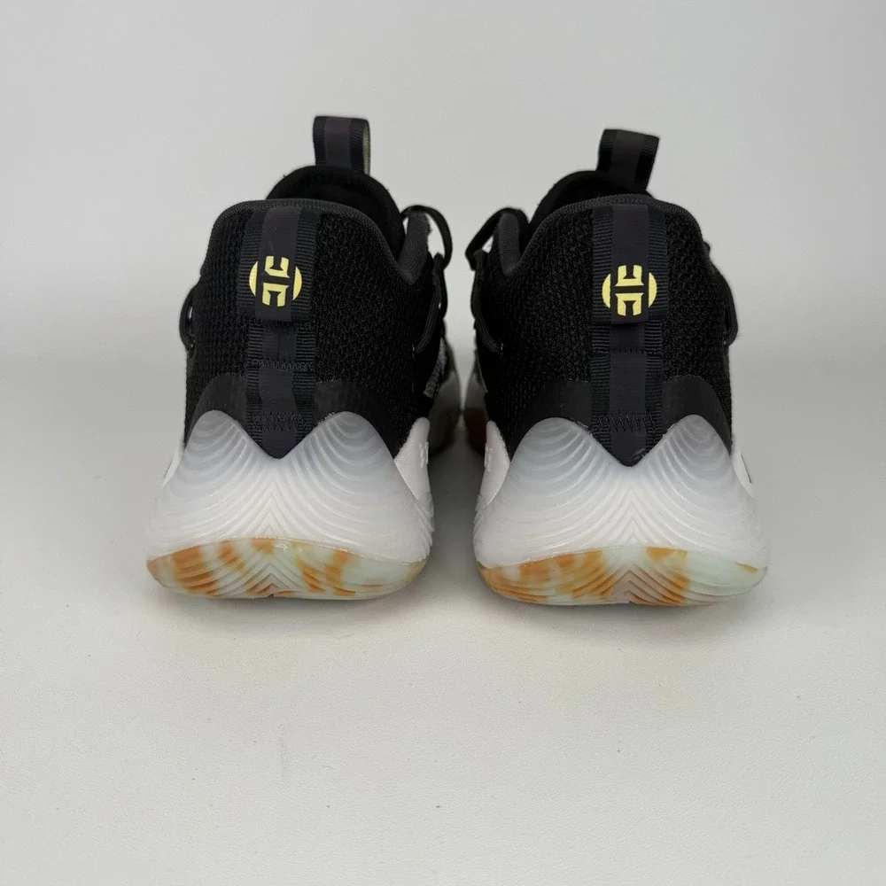 GY6416 Mens Adidas HARDEN STEPBACK 3 BASKETBALL‎ BLACK MARBLED GREY CARBON SZ 7